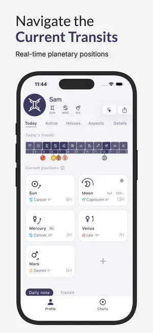Horos - Astrology screenshot 1