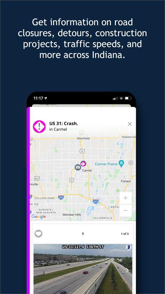 #6. INDOT Trafficwise (iOS) By: Castle Rock Associates, Inc.