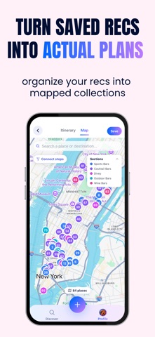 RoamRecs: trusted travel recs screenshot