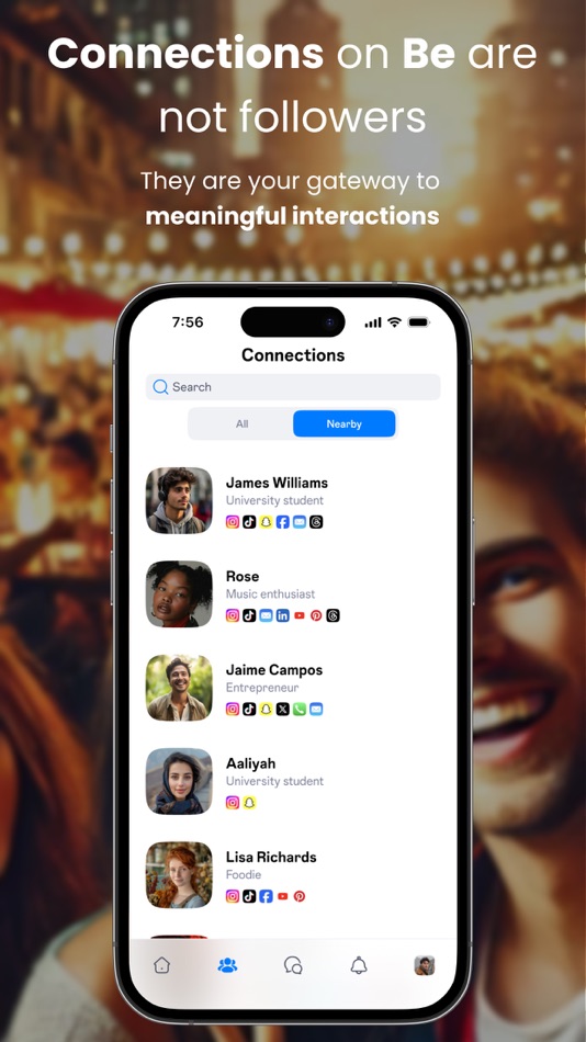 #3. BeApp: Connecting People (iOS) 由: BeDiscoverable App Ltd
