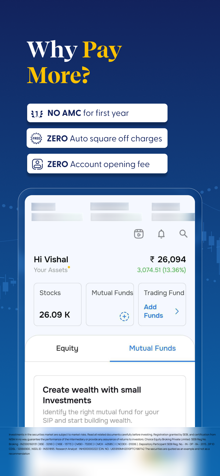 Choice FinX: Demat Account App screenshot 1