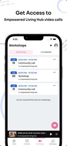 Empowered Living Hub screenshot