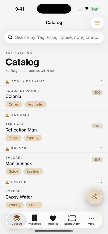 Scentful: Fragrance Wardrobe screenshot 9 of 10