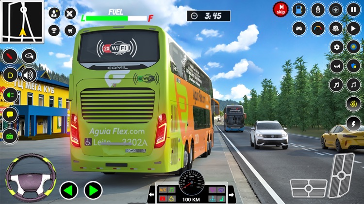 Coach Bus Simulation Games 3D screenshot-5