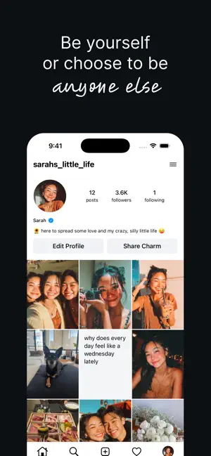 Charm: Social Media Solo IA iPhone screenshot 4