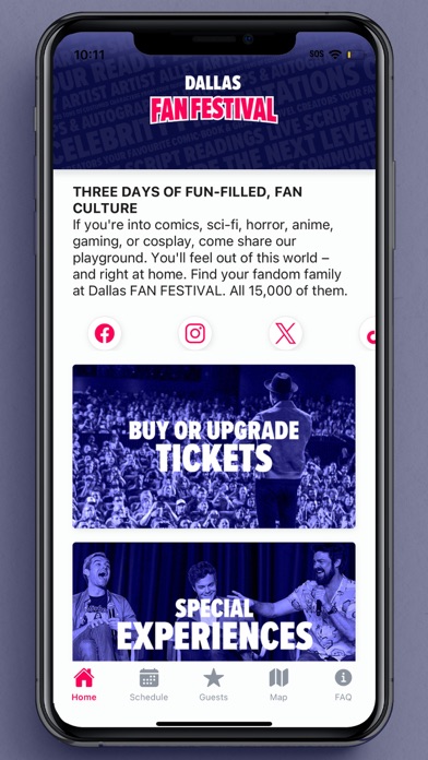 Dallas FAN FESTIVAL Screenshot