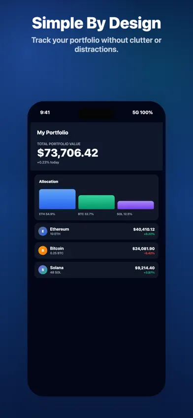 Simple Crypto Portfolio screenshot 4