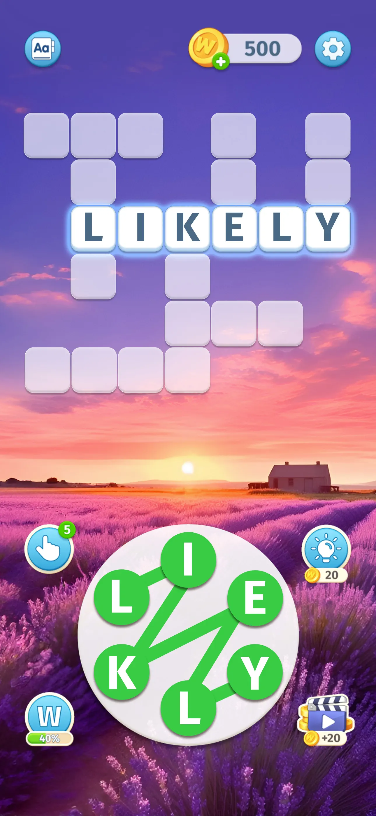 Sky Words: Word Puzzle Games screenshot 5
