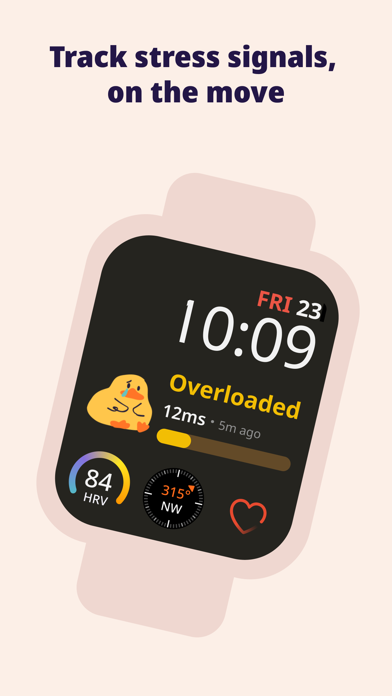 Furry: stress monitor watch Screenshot