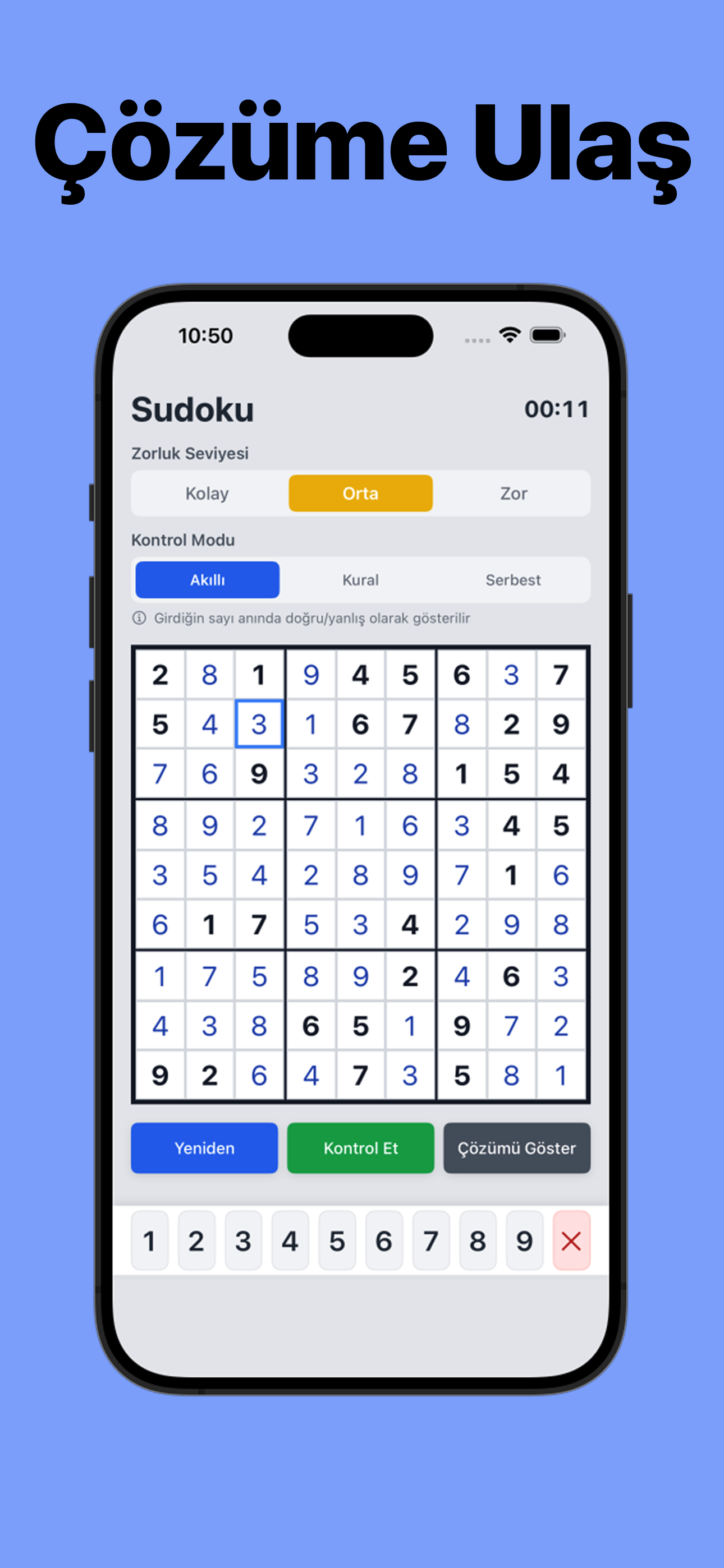 Sudoku: Klasik Zihin Oyunu screenshot 4