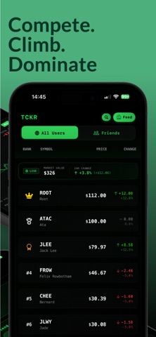 TCKR: Your Life as a Stock screenshot