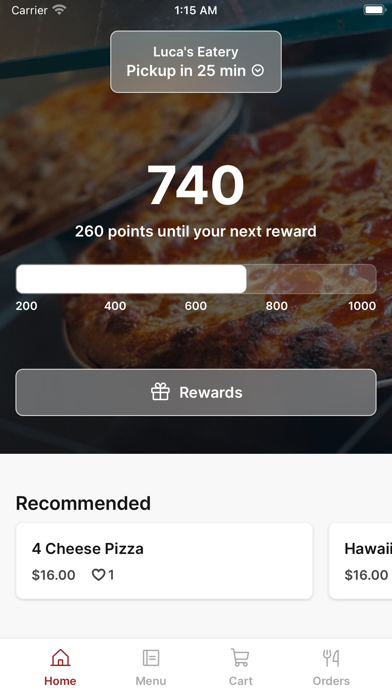 Luca's Eatery Screenshot