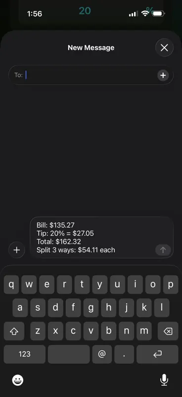Fast Tip & Split Calculator screenshot 4 of 4