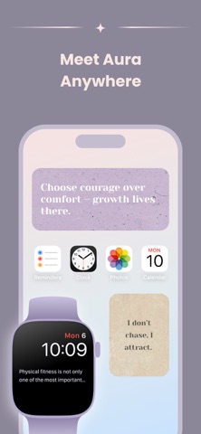 Aura Affirmation: I am Widgets screenshot