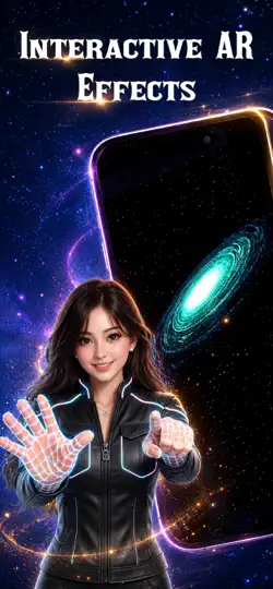 Captura de pantalla de Hand Magic: Sign Effects AR en iPhone 1