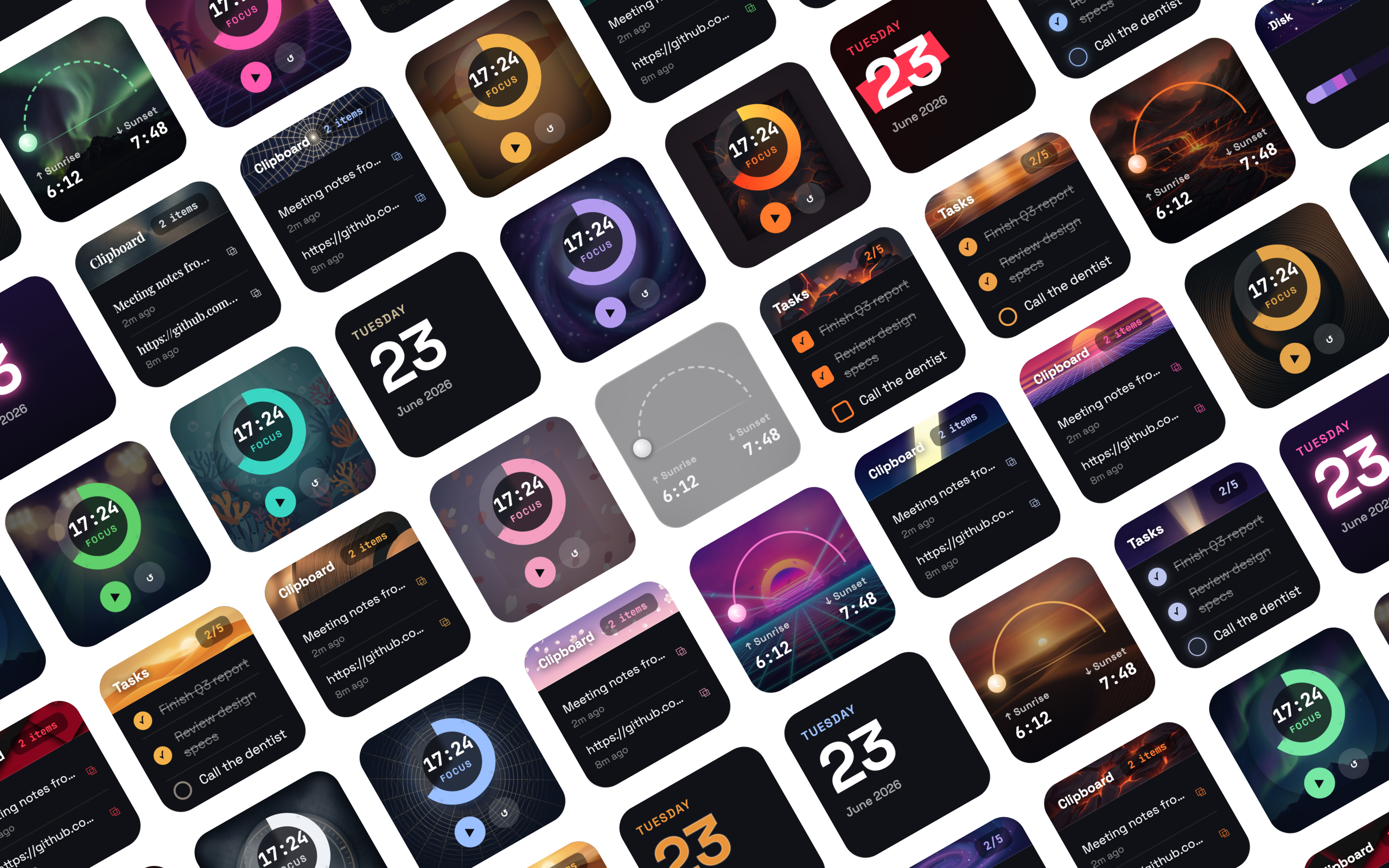 Widget Vault: Live Widgets