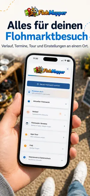 FlohMapper: Flohmarkt App screenshot 1