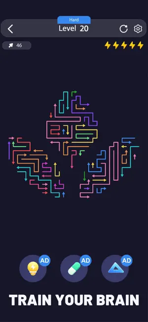 Neon Maze: Tap Away screenshot 4