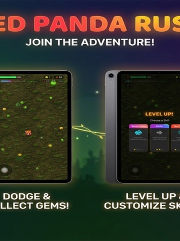 Red Panda Rush Quest iPad screenshot