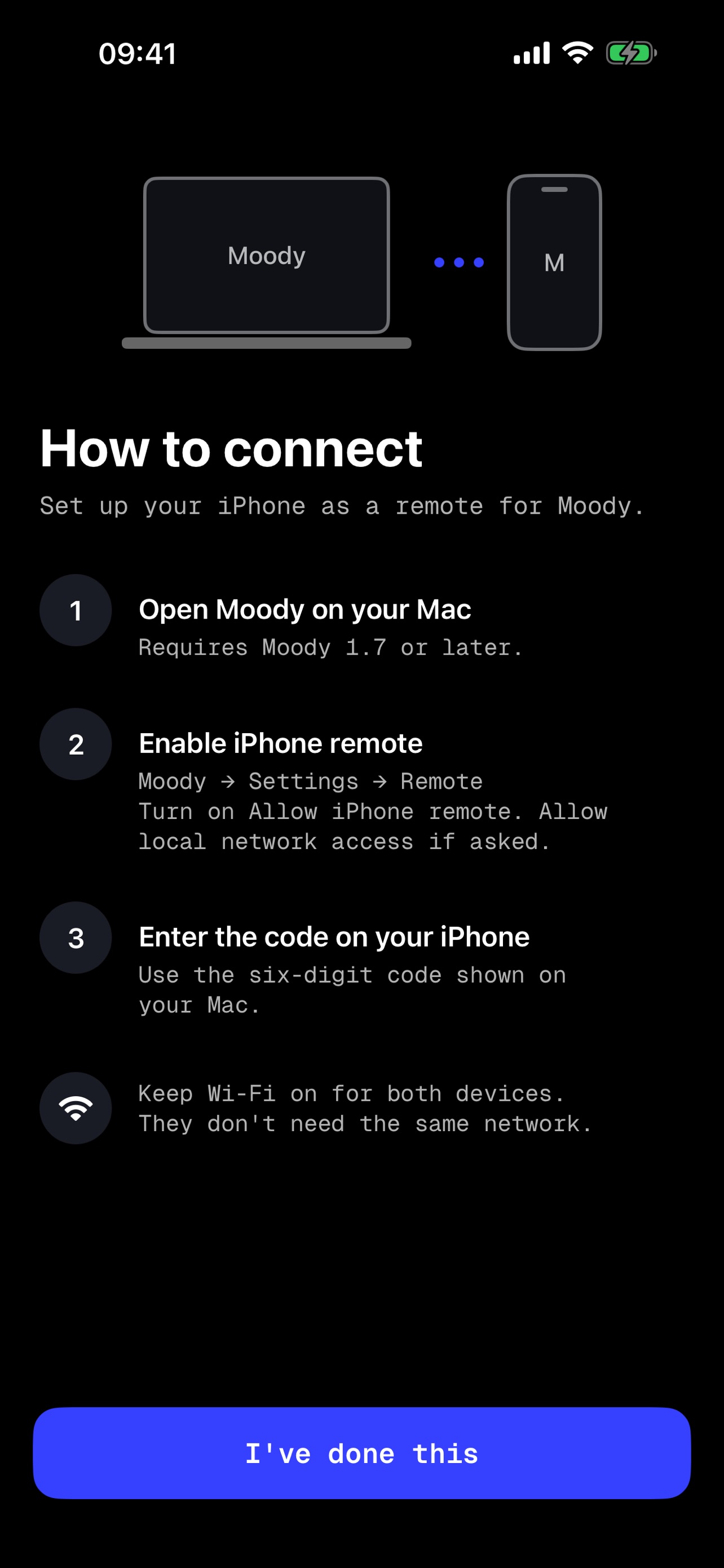 Screenshot 3 of Moody Remote Control