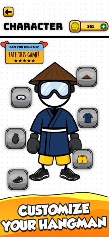Hangman - Letter Duel iPhone screenshot