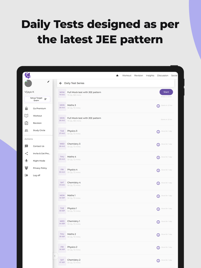 JEE Exam Prep App by Achieve