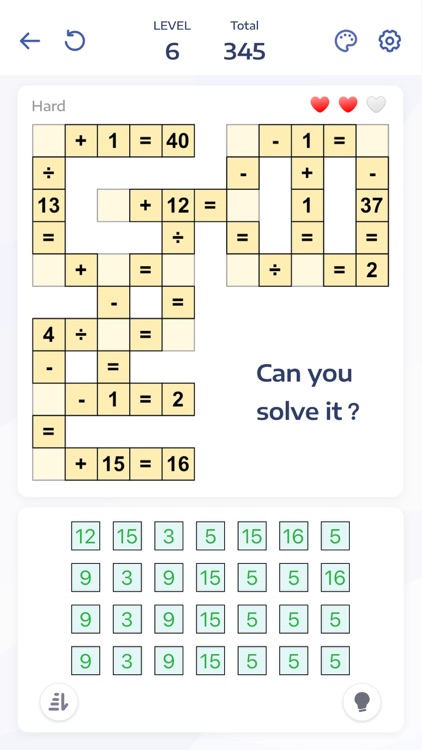 Math Puzzle Games - Crossmath®