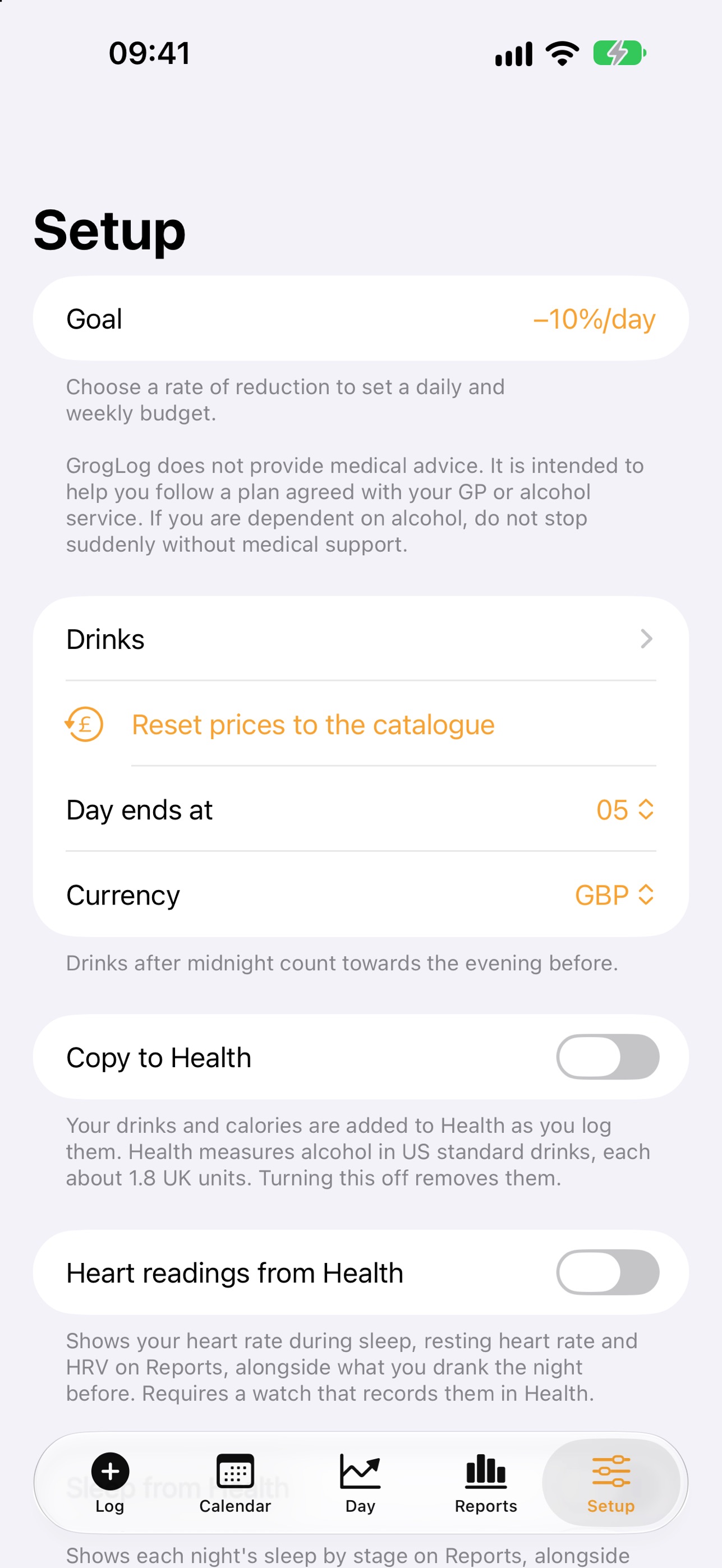 Screenshot 5 of GrogLog Drink Tracker
