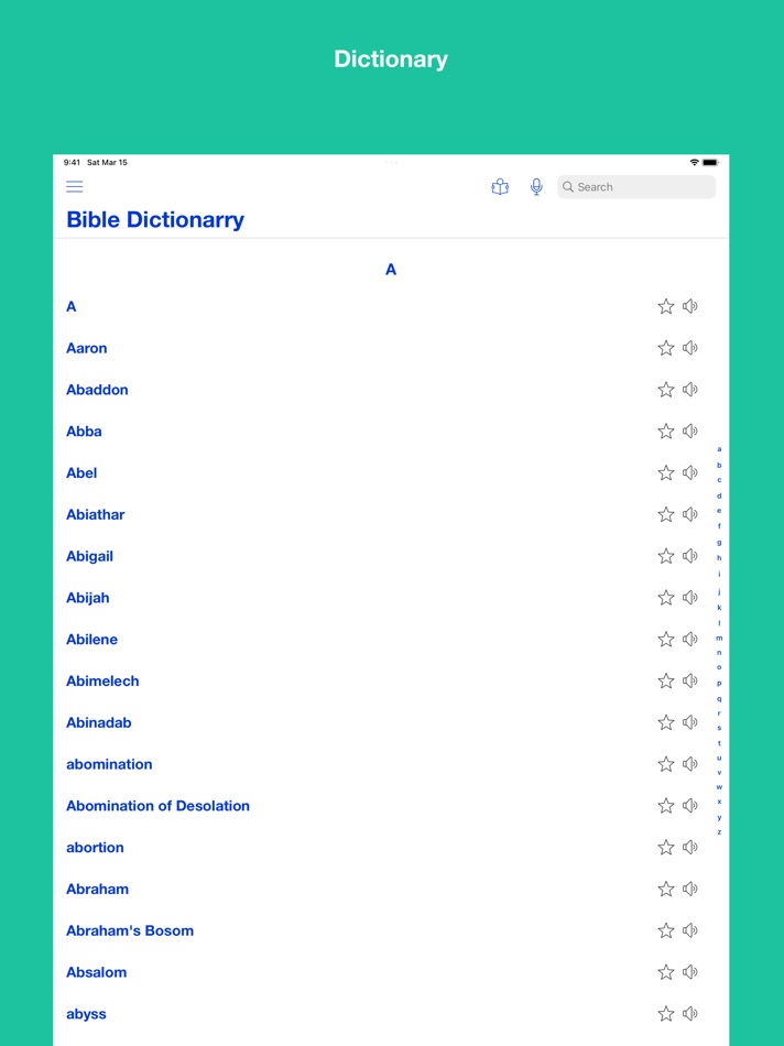 #1. The Bible Dictionary (iOS) 由: Thuy Duong