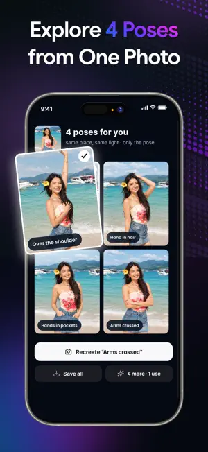 YesPose: AI Pose Cam & Coach screenshot 4
