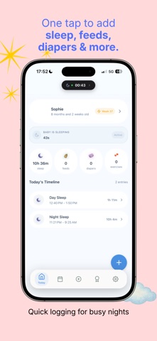 LittleLeaps: Baby Tracker screenshot