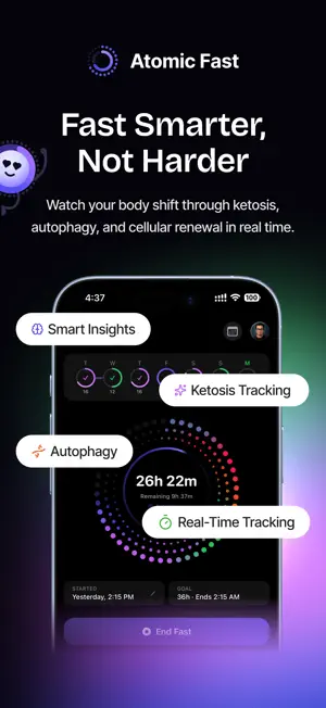Atomic Fast: Fasting & Diet screenshot 1