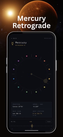 Sky Today: Retrograde Tracker Screenshot 2 of 5