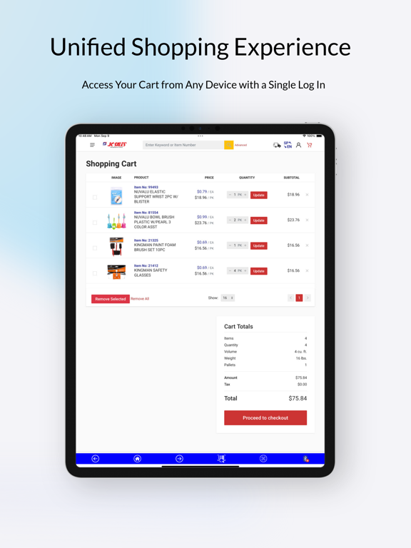 JC Sales iPad screenshot 5 - Shopping app