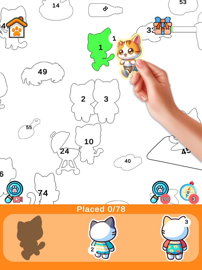 Sticker Book Match  Color