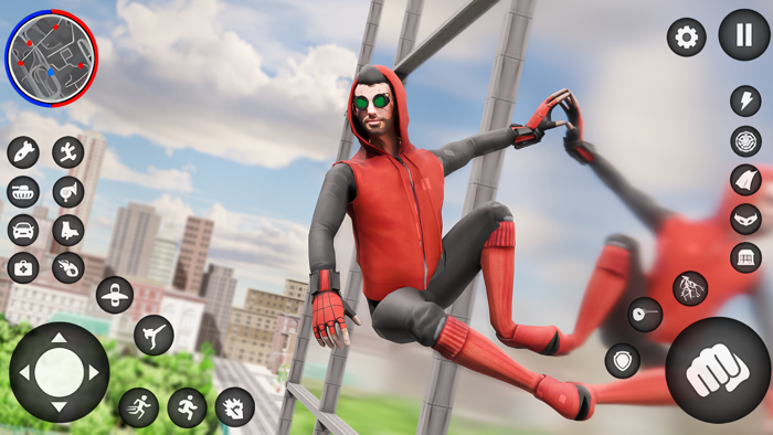 Spider Rope Hero Fighter Game