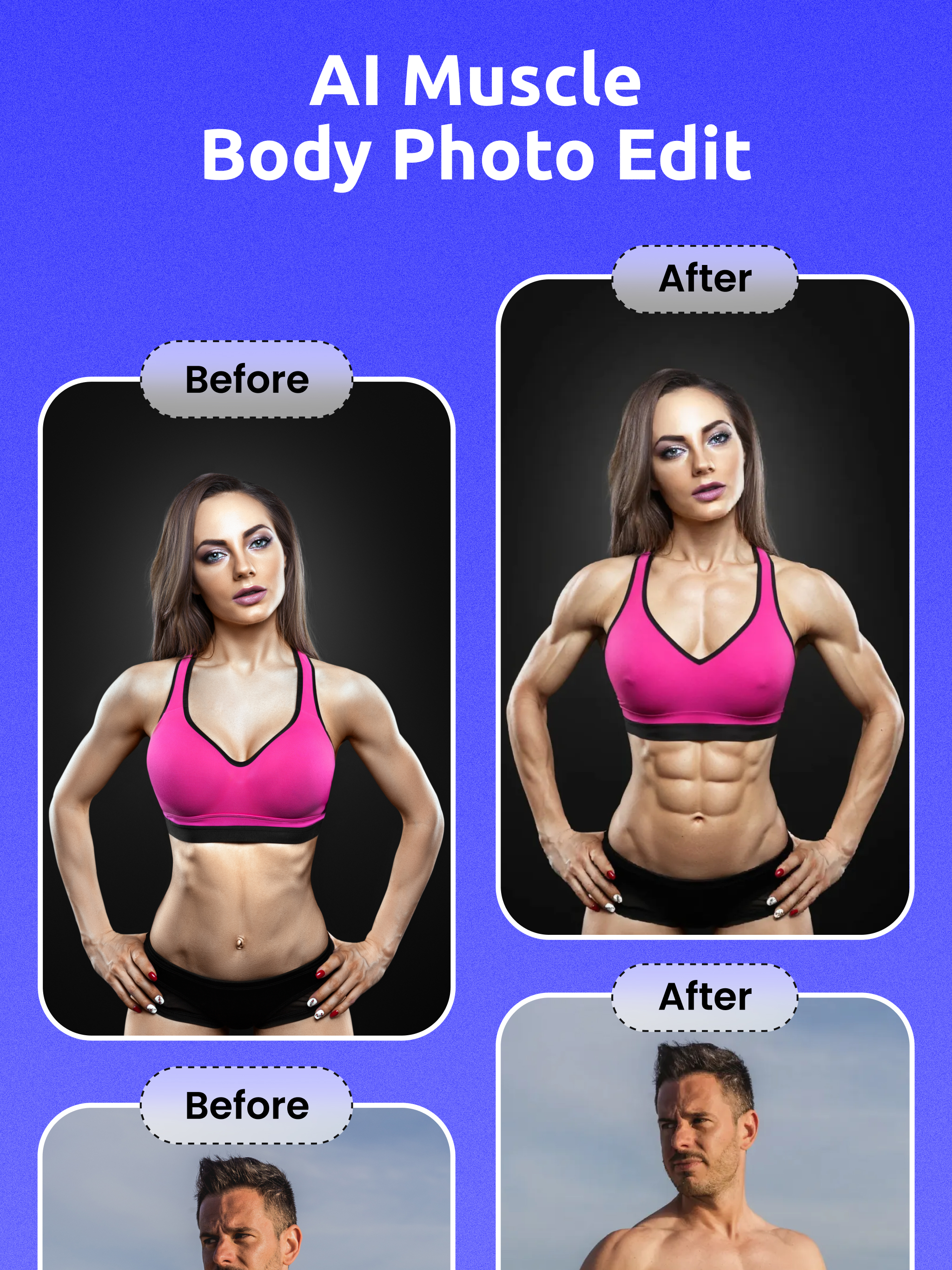 AI Body Builder : Muscle Photo