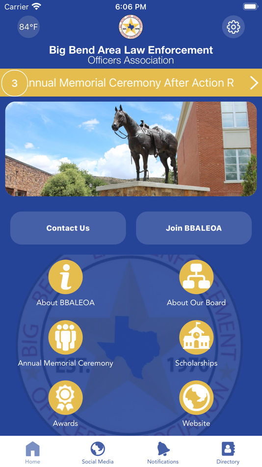#1. BBALEOA (iOS) Podle: Big Bend Area Law Enforcement Officers Association