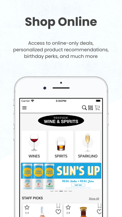 Westside Wine & Spirits Screenshot