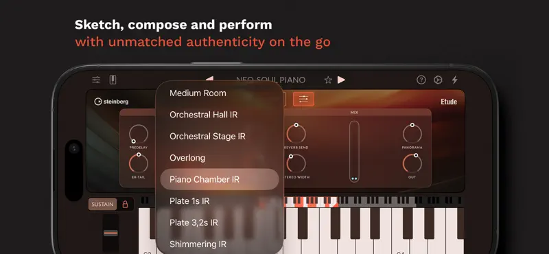 Etude - Grand Piano App & AUv3 screenshot 5 of 6
