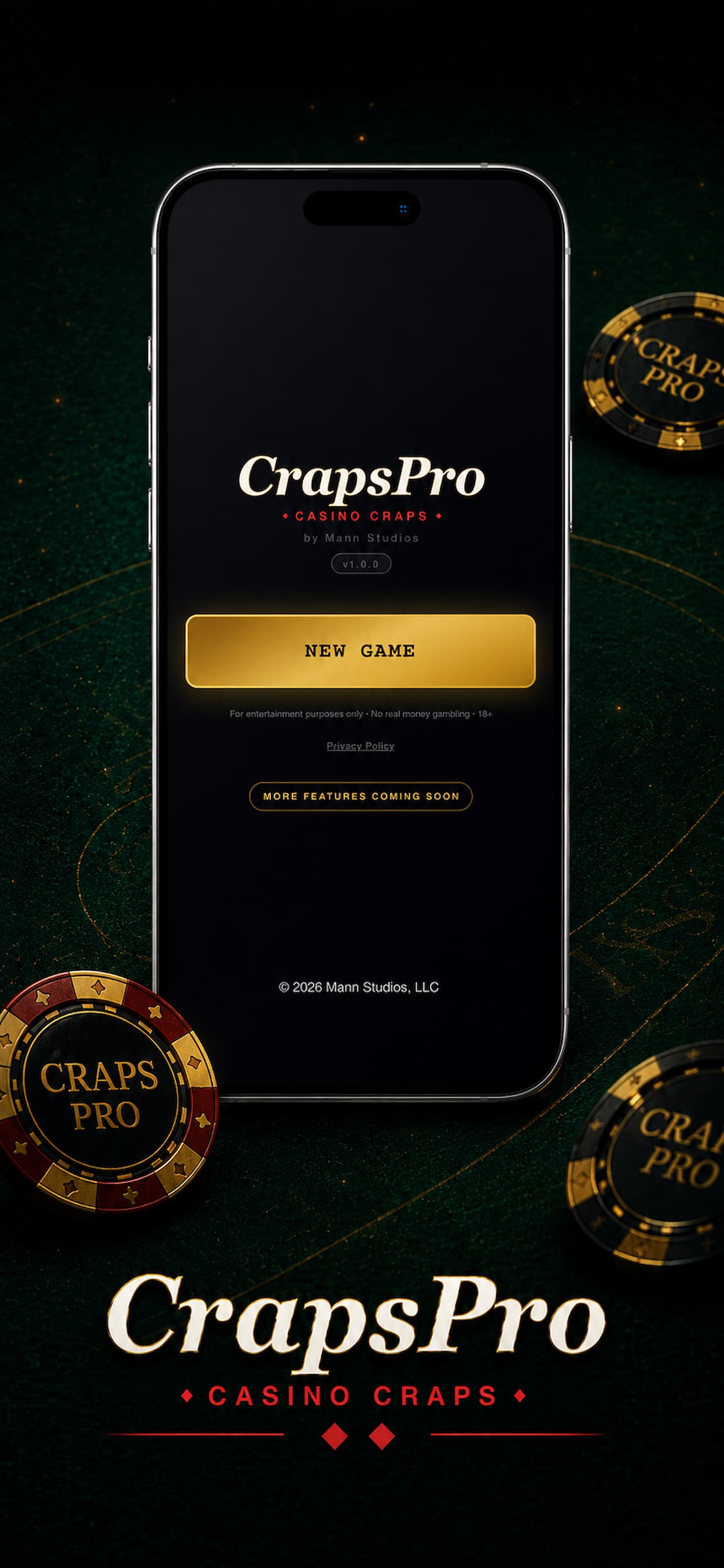 CrapsPro: Casino Craps screenshot 3