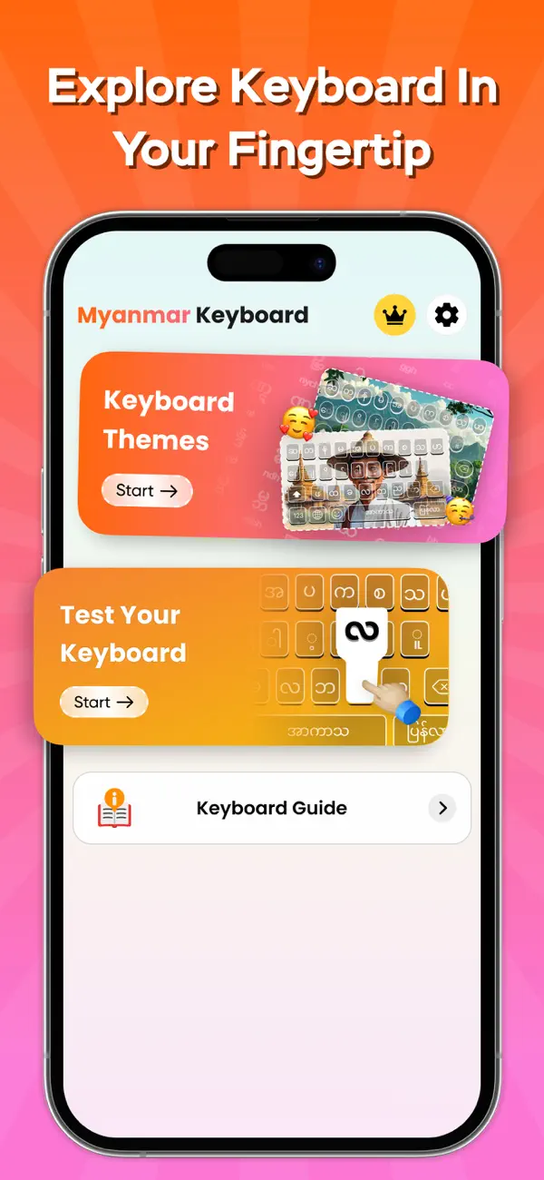 Screenshot #3 pour Myanmar Keyboard : AI Keyboard
