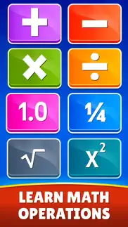 math games - learn + - x ÷ iphone screenshot 3