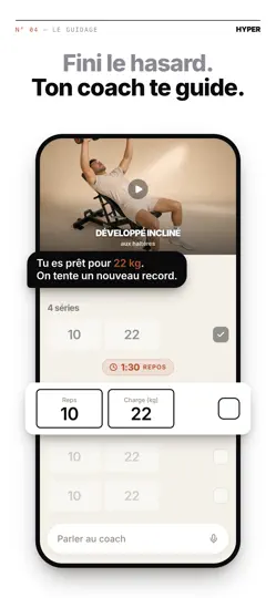 Capture d'écran de Hyper - Ton Coach Fitness sur iPhone 4