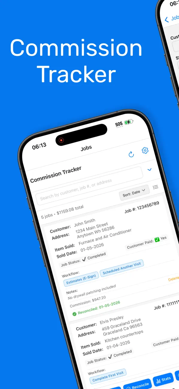 Screenshot #1 pour Commission Tracker