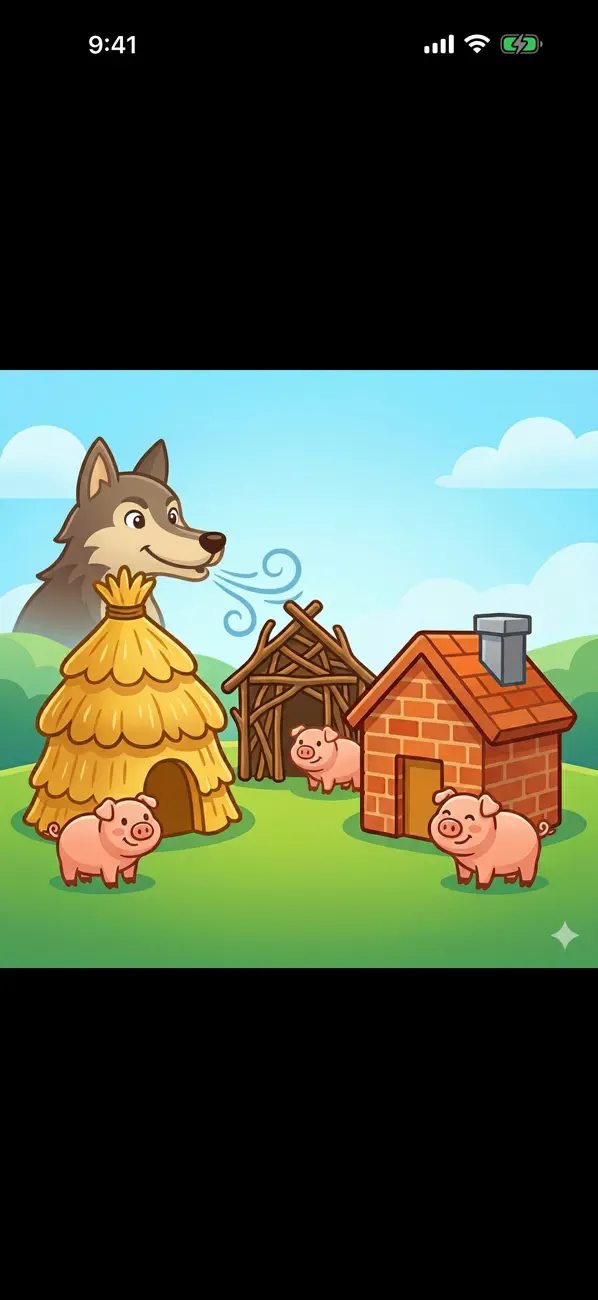 Screenshot #1 pour The Three Little Pigs Romanian