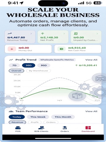 MizanPOS iPad screenshot