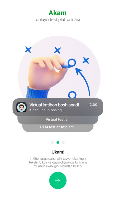 Akam - Onlayn DTM testlar Screenshot