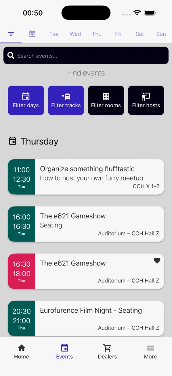 Screenshot #2 pour Eurofurence Convention