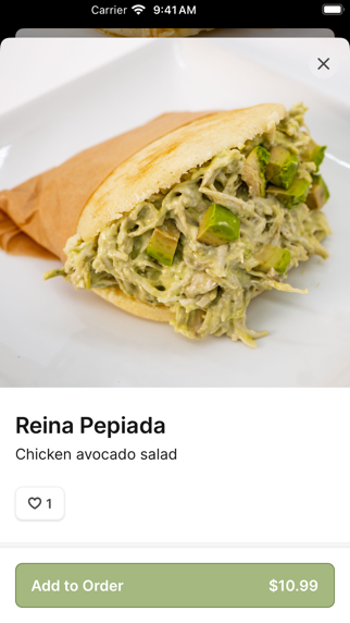 Dale Arepa Bar & Healthy iPhone screenshot 3 - Food & Drink app